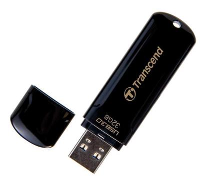 Transcend JetFlash® 700 USB-stick 32 GB Zwart TS32GJF700 USB-A 3.2 Gen 1 Transcend JetFlash® 700 USB-stick 32 GB Zwart TS32GJF700 USB-A 3.2 Gen 1
