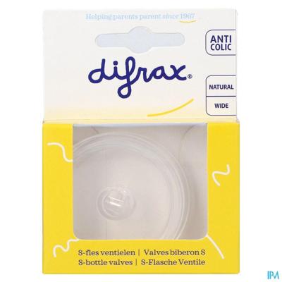 Difrax S-fles Ventiel 2 Stuks