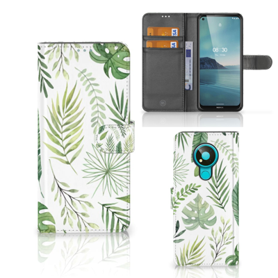 Nokia 3.4 Hoesje Leaves Nokia 3.4 Hoesje Leaves
