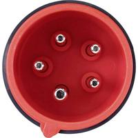 VOLTCRAFT VMA-3L 32 Meetadapter CEE-stekker 32 A 5-polig - Bus 4 mm Donkergrijs, Rood - thumbnail