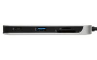 Kingston Nucleum C-HUBC1-SR-EN USB C Hub Type-C Adapter (met USB 3.0 interfaces, Type-C (Power delivery) voor het opladen van andere Type-C apparaten, USB voor gegevensoverdracht), Única - thumbnail