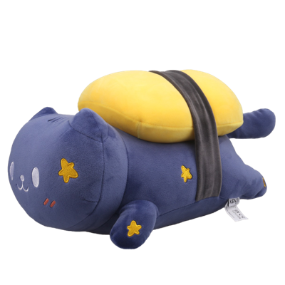 Kenji Sushi Night Cat knuffel - 35 cm
