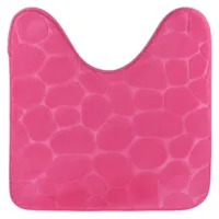 WC mat fuchsia microfiber 50 x 50 cm | 16 stuks - thumbnail