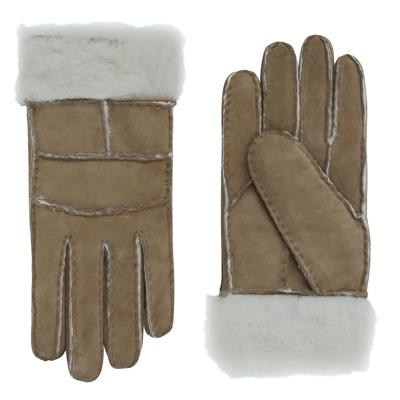 Laimböck Dames Handschoenen Lammy Ombo Camel Maat 7