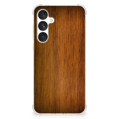 Samsung Galaxy A55 Stevig Telefoonhoesje Donker Hout Samsung Galaxy A55 Stevig Telefoonhoesje Donker Hout