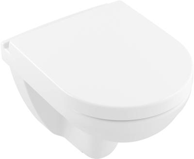 Villeroy & Boch O.Novo hangtoilet compact DirectFlush CeramicPlus en softclose wit alpin