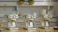 Ariete vintage espressomachine 1389/15 (lichtblauw/wit) - thumbnail