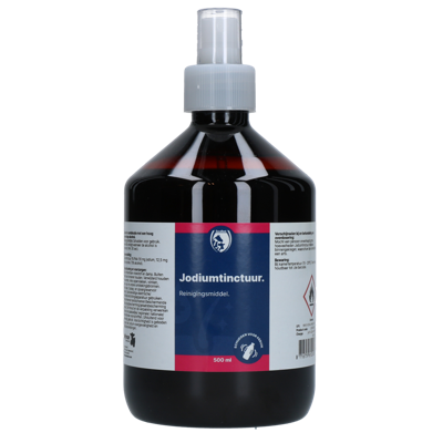 Jodiumtinctuur 1% (10 mg per ml) & 70% Alcohol 500 ml