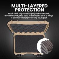 NANUK Transportkoffer Mod. 909 (b x h x d) 291 x 93 x 178 mm Zand 909S-010TN-0A0 - thumbnail