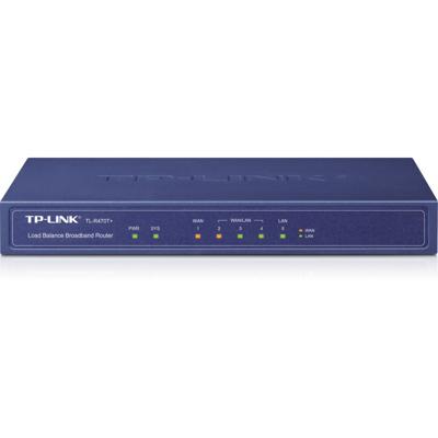 TP-Link Load Balance Broadband Router,10/100M WAN Ports, Abundant Security Features, With Lightning Protection(TL-R470T+)