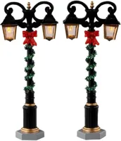 Splendid Lights Set Of 2 B/O (4.5V) Kersthuisje LEMAX - Lemax - thumbnail