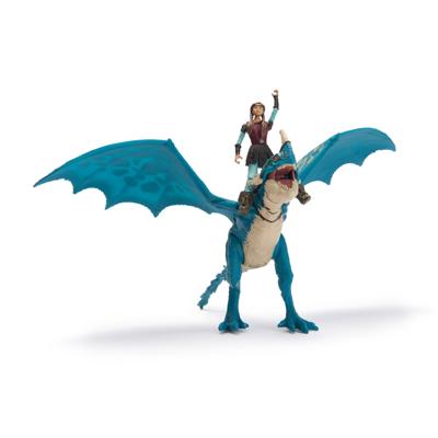 How to Train Your Dragon Deadly Nadder draak & Astrid speelfigurenset