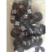 MB zwart/wit 50 voor op kledinghanger - thumbnail