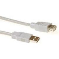 ACT SB2198 USB-A 2.0 | Male/USB-A Female | Ivoor | 50 cm - thumbnail