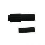 VWP derailleur fijnafsteller 4mm (zwart) race - thumbnail