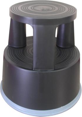 Q-CONNECT rolkruk, kunststof, zwart