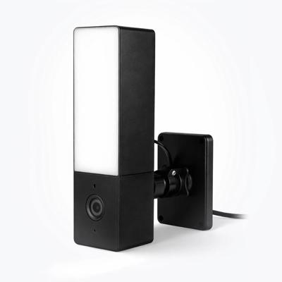 Slimme buitencamera met schijnwerper op wifi - Met ingebouwde lamp en microfoon - Nachtvisie