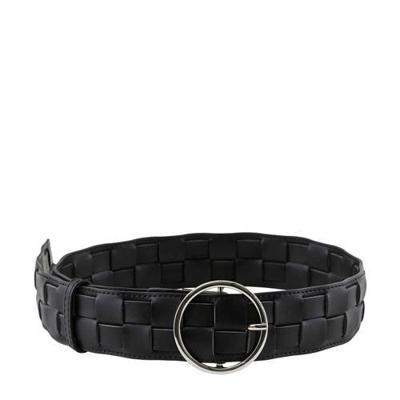 PIECES riem met zilverkleurige gesp zwart PIECES riem met zilverkleurige gesp zwart