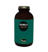 Hanoju Bio chlorella tabletten flacon glas 800 Tabletten - thumbnail