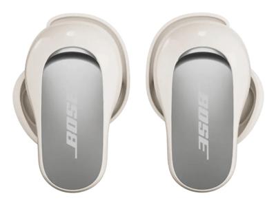 Bose Nieuw QuietComfort Ultra Bluetooth oordopjes (2e gen.), Draadloze noise cancelling oordopjes, Accuduur tot 6 uur, IPX4-classificatie, Immersive Audio, Diep basgeluid, Rookwit