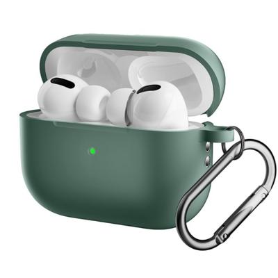 Lunso - AirPods Pro 2 - Softcase hoes - Army Groen