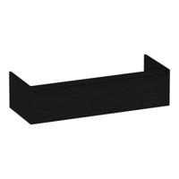 Brauer Hope - Onderkast - 120 cm - met 1 Softclose Lades Greeploos en 2 Sifon Uitsparingen Timber Black - thumbnail