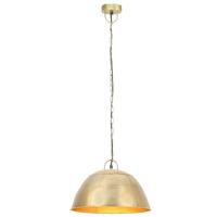 VidaXL Hanglamp industrieel vintage rond 25 w e27 41 cm messingkleurig - thumbnail
