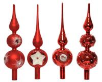 Piek glas kerstrood 31cm - thumbnail
