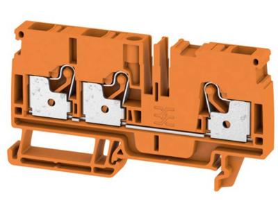 Weidmüller 1991840000 Doorgangsklem 8.1 mm Spanveer Oranje 50 stuk(s)