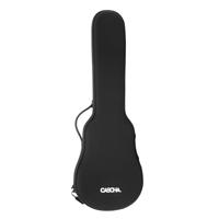 Cascha HH 2258 carbon fiber concert ukelele set zwart - thumbnail