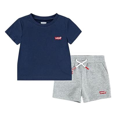 Set t-shirt + short Batwing LEVI'S® marineblauw