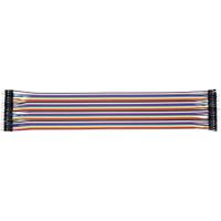 Renkforce JKMM403 Jumperkabel Arduino, Banana Pi, Raspberry Pi® [40x Draadbrug-stekker - 40x Draadbrug-stekker] 30.00 cm Bont - thumbnail