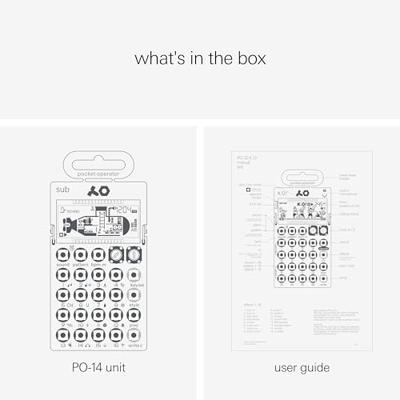 Teenage Engineering PO-14 pocket operator sub - thumbnail