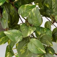 Mica Decorations Scindapsus Kunst Hangplant - H45 x Ø25 cm - Groen - thumbnail