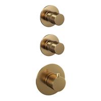 Gold Edition thermostatische regendouche set 08 met 30 cm douchekop en 3-standen handdouche - thumbnail