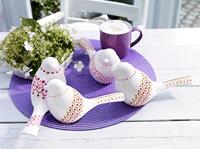 Edding porseleinstiften - set van 4 - zwart/rood/paars/roze - thumbnail