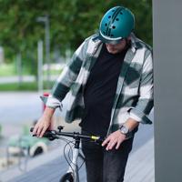 Melon helm met verlichting e-series nightliner xl-xxl - thumbnail