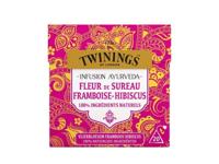 Twinings Ayurveda vlierbloesem framboos hibiscus 20 Zakjes - thumbnail
