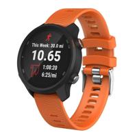 Smart Watch silicone polsband horlogeband voor Garmin Forerunner 245 (Orange) - thumbnail