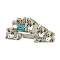 Weidmüller 2669100000 Installatie-etageklem Push-In-klem, Steekaansluiting Donkerbeige 25 stuk(s) - thumbnail