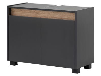Schildmeyer Onderkast wastafel Cosmo (Antraciet, Breite 80 cm) Schildmeyer Onderkast wastafel Cosmo (Antraciet, Breite 80 cm)