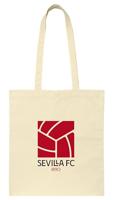 Handtas Sevilla Fútbol Club Beige Katoen - thumbnail