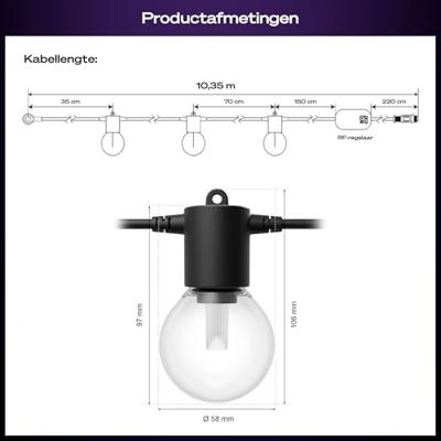 Philips LED-lamp 929004581801 Hue Festavia