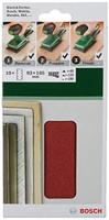 Bosch Accessories 2609256A81 Oscillerend schuurpapier Met klittenband, Geperforeerd Korrelgrootte (num) 60 (l x b) 185 mm x 93 mm 10 stuk(s) - thumbnail