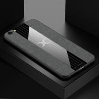 Voor iPhone 6 & 6s XINLI stiksels doek Textue schokbestendig TPU beschermhoes (grijs) - thumbnail
