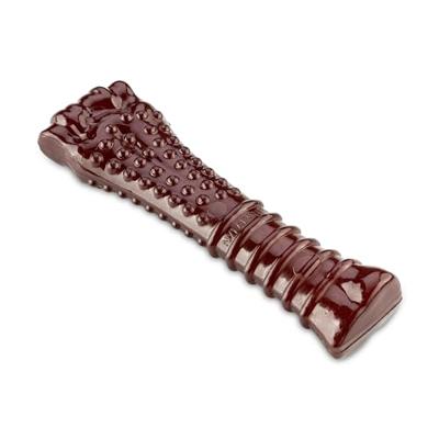 Nylabone, Basted Blast, Extreem sterk kauwspeelgoed, Hondenspeeltje gemaakt van duurzaam nylon, Botvorm, Duurzaam kauwbot, Smaak: bacon en steak, Extra groot, Voor honden vanaf 23 kg