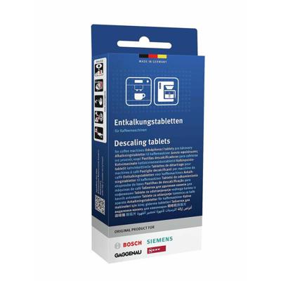 Bosch ontkalkingstableten TZ80002 Koffie accessoire Blauw Bosch ontkalkingstableten TZ80002 Koffie accessoire Blauw
