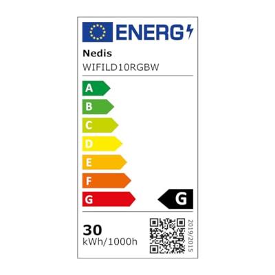 Nedis SmartLife Sfeerverlichting | Wi-Fi | Tube | 600 lm | RGBIC / Warm tot Koel Wit | 2700 - 6500 K | 36 W | Metaal | 2 Stuks - WIFILD10RGBW