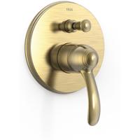 Douchekraan Tres Clasic Inbouw 1 Hendel 2-Wegs Verouderd Messing - thumbnail