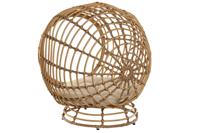 Hondenbed Home ESPRIT Wit Natuurlijk Synthetische rotan 60 x 58 x 58 cm - thumbnail